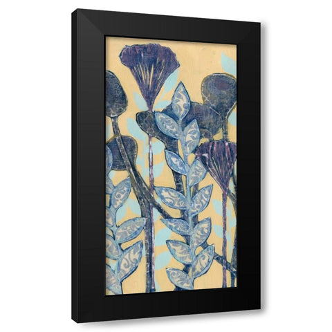 Chromatic Floral Mix II Black Modern Wood Framed Art Print by Popp, Grace
