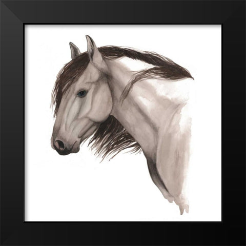 Wild Horse II Black Modern Wood Framed Art Print by Popp, Grace