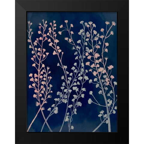 Midnight Haze II Black Modern Wood Framed Art Print by Popp, Grace