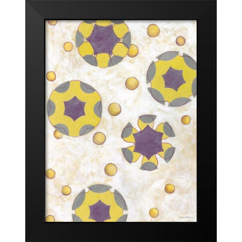 Canary Pop I Black Modern Wood Framed Art Print by Lam, Vanna