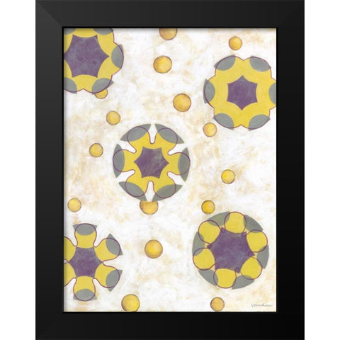 Canary Pop II Black Modern Wood Framed Art Print by Lam, Vanna