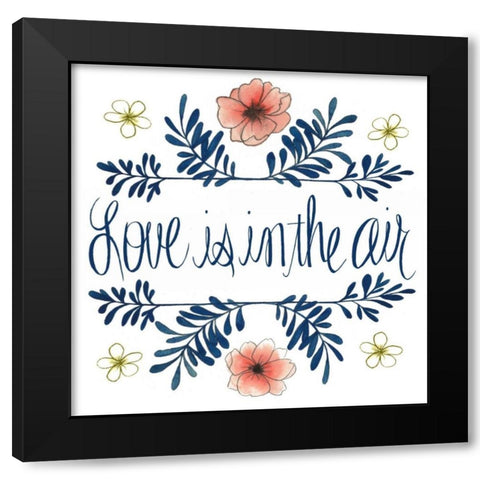 Flowers by Grace I Black Modern Wood Framed Art Print by Popp, Grace