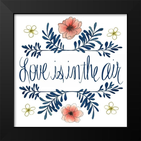 Flowers by Grace I Black Modern Wood Framed Art Print by Popp, Grace