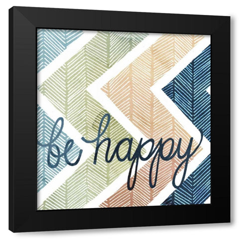 Arrow Typography II Black Modern Wood Framed Art Print by Popp, Grace