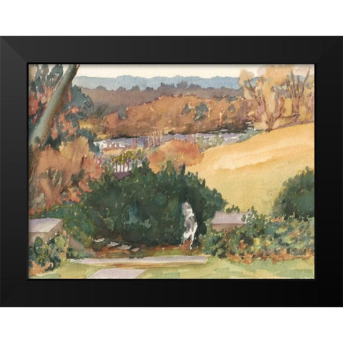 Watercolor Garden III Black Modern Wood Framed Art Print by Miller, Dianne
