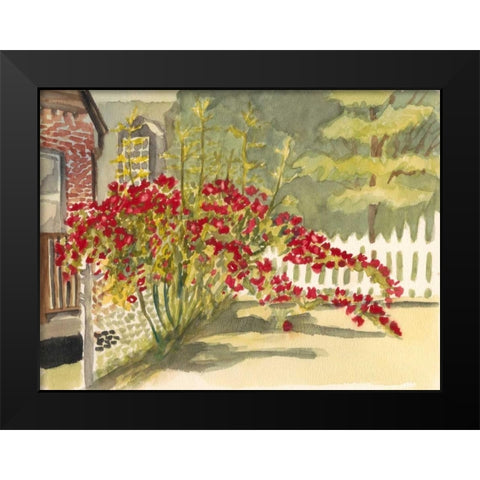 Watercolor Garden VI Black Modern Wood Framed Art Print by Miller, Dianne
