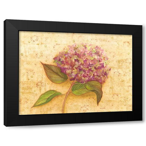 Hydrangea Love I Black Modern Wood Framed Art Print by Russell, Wendy