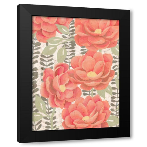 Summer Gardens I Black Modern Wood Framed Art Print with Double Matting by Popp, Grace