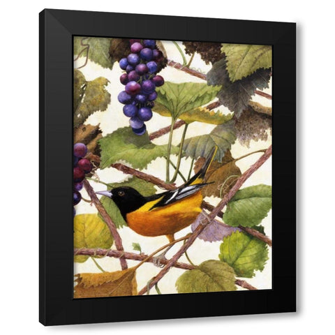 Golden Glow II Black Modern Wood Framed Art Print with Double Matting by Matcham, Marcia