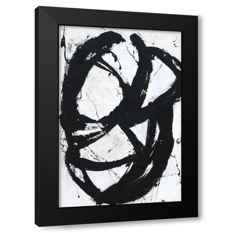 Ace of Spades II Black Modern Wood Framed Art Print with Double Matting by Ashley, Erin