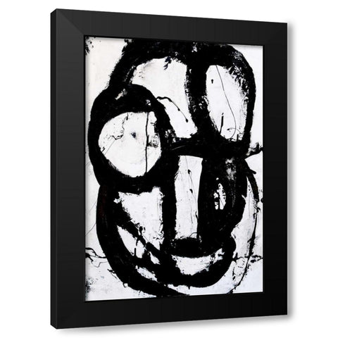 Ace of Spades III Black Modern Wood Framed Art Print by Ashley, Erin