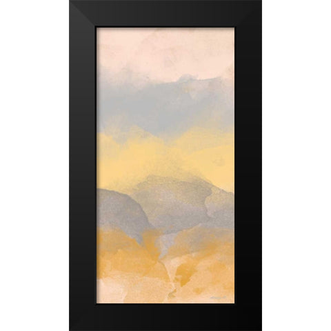 Color Fall II Black Modern Wood Framed Art Print by Saunders, Alonzo
