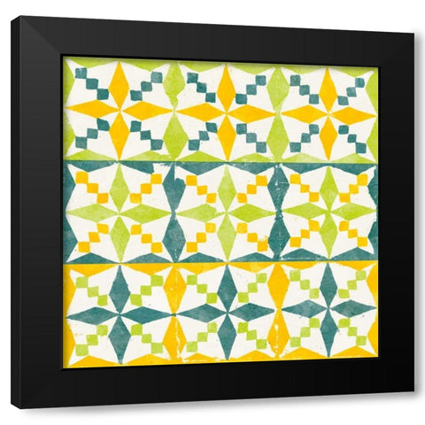 Connection I Black Modern Wood Framed Art Print with Double Matting by Saunders, Alonzo