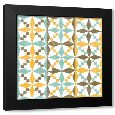 Connection II Black Modern Wood Framed Art Print with Double Matting by Saunders, Alonzo