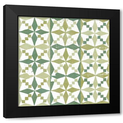 Connection IV Black Modern Wood Framed Art Print with Double Matting by Saunders, Alonzo