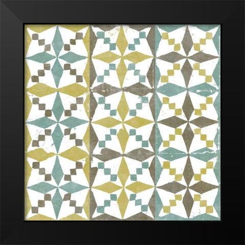 Connection V Black Modern Wood Framed Art Print by Saunders, Alonzo