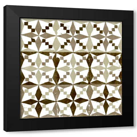 Connection VII Black Modern Wood Framed Art Print by Saunders, Alonzo