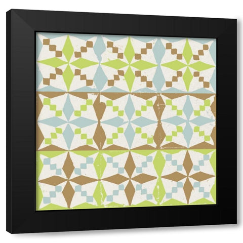 Connection VIII Black Modern Wood Framed Art Print by Saunders, Alonzo