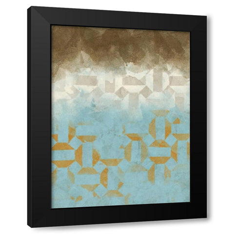 Shifting Sky I Black Modern Wood Framed Art Print with Double Matting by Saunders, Alonzo