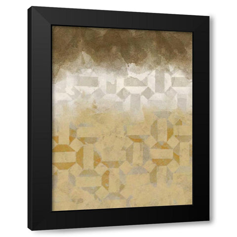 Shifting Earth I Black Modern Wood Framed Art Print by Saunders, Alonzo