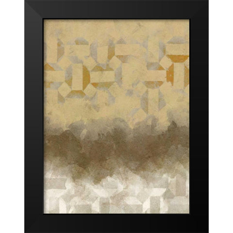 Shifting Earth II Black Modern Wood Framed Art Print by Saunders, Alonzo