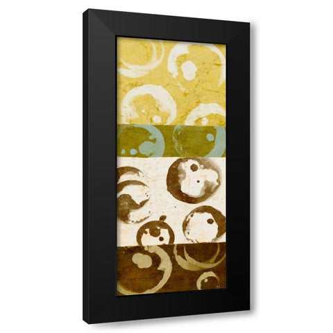 Stained Goodness I Black Modern Wood Framed Art Print with Double Matting by Saunders, Alonzo