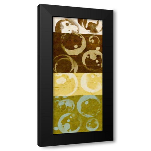 Stained Goodness II Black Modern Wood Framed Art Print with Double Matting by Saunders, Alonzo