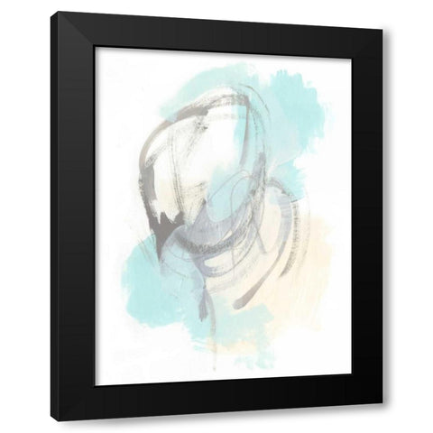 Perpetual Gesture I Black Modern Wood Framed Art Print by Vess, June Erica