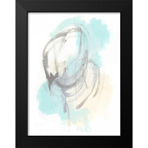 Perpetual Gesture I Black Modern Wood Framed Art Print by Vess, June Erica