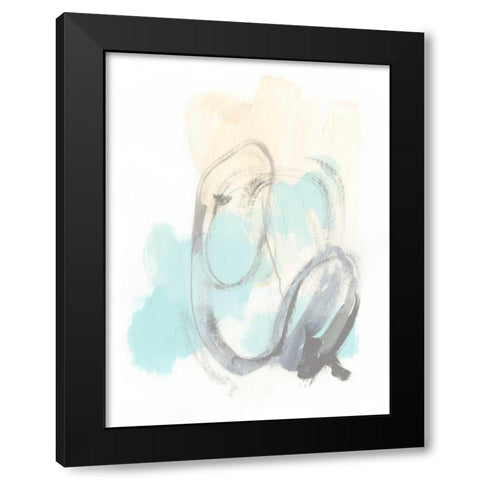 Perpetual Gesture II Black Modern Wood Framed Art Print with Double Matting by Vess, June Erica