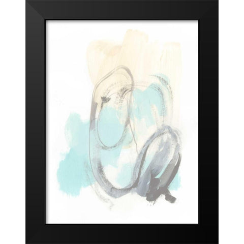 Perpetual Gesture II Black Modern Wood Framed Art Print by Vess, June Erica