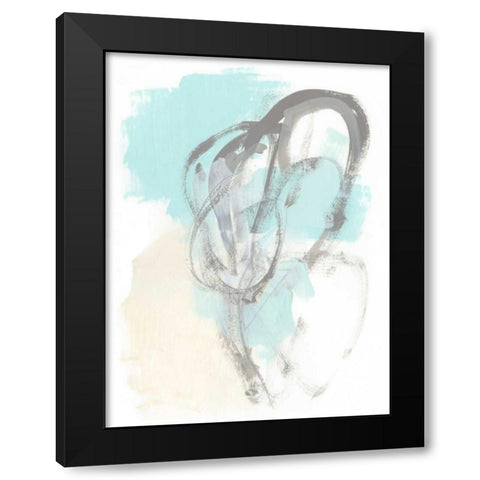 Perpetual Gesture IV Black Modern Wood Framed Art Print with Double Matting by Vess, June Erica