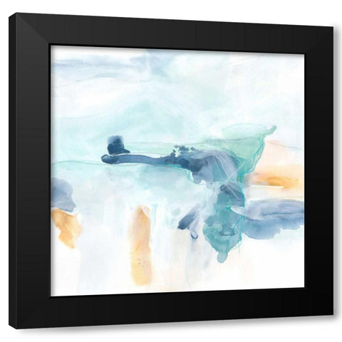 Liquid Vista II Black Modern Wood Framed Art Print with Double Matting by Vess, June Erica