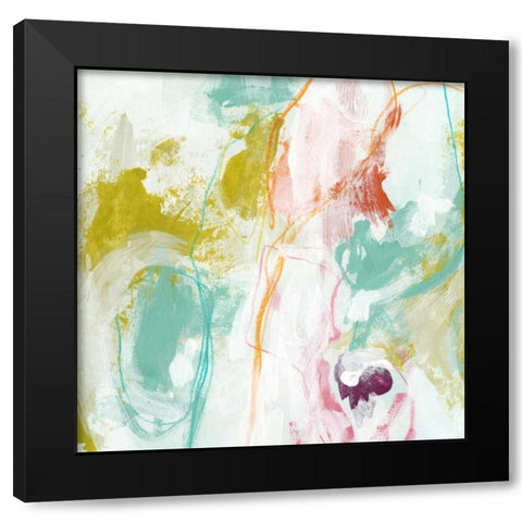 Scattershot I Black Modern Wood Framed Art Print with Double Matting by Vess, June Erica