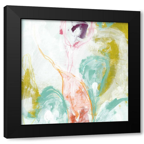 Scattershot II Black Modern Wood Framed Art Print with Double Matting by Vess, June Erica