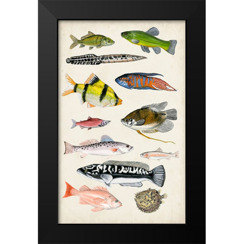 Antique Aquarium I Black Modern Wood Framed Art Print by McCavitt, Naomi