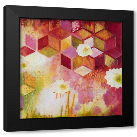Path of Reflection III Black Modern Wood Framed Art Print with Double Matting by Robinson, Heather