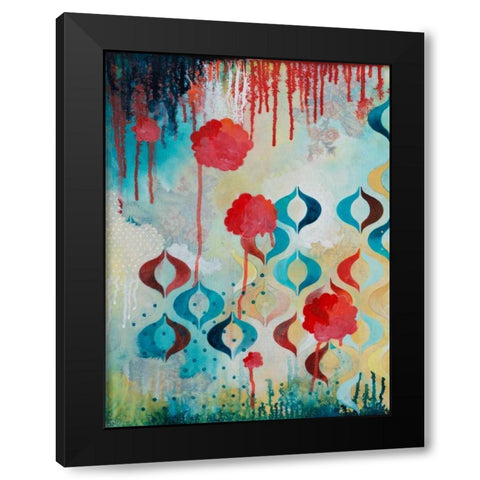 Ebullience I Black Modern Wood Framed Art Print by Robinson, Heather