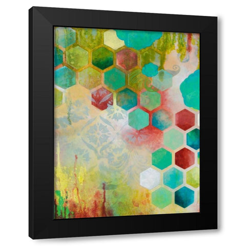 Hope Springs I Black Modern Wood Framed Art Print with Double Matting by Robinson, Heather