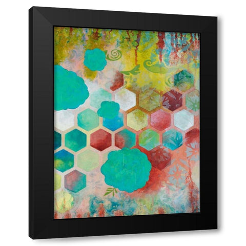 Hope Springs II Black Modern Wood Framed Art Print by Robinson, Heather