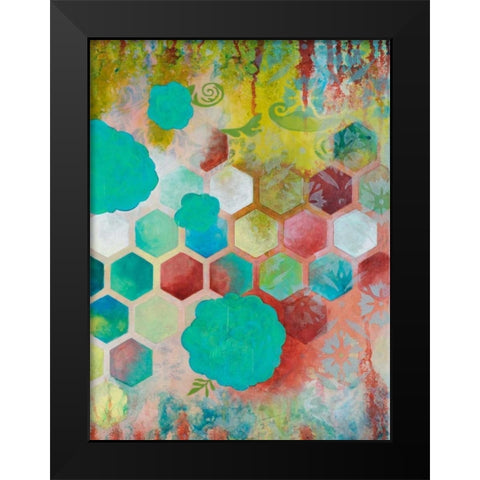 Hope Springs II Black Modern Wood Framed Art Print by Robinson, Heather
