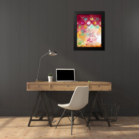 Overload II Black Modern Wood Framed Art Print by Robinson, Heather
