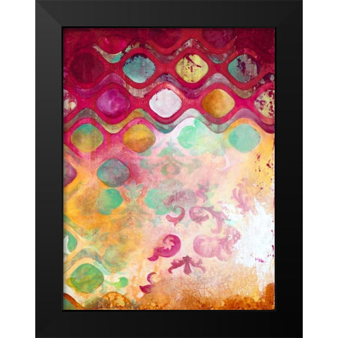 Overload II Black Modern Wood Framed Art Print by Robinson, Heather