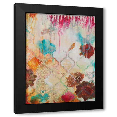 Moroccan Fantasy IV Black Modern Wood Framed Art Print by Robinson, Heather