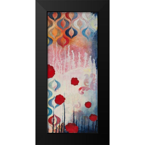 Flourish I Black Modern Wood Framed Art Print by Robinson, Heather