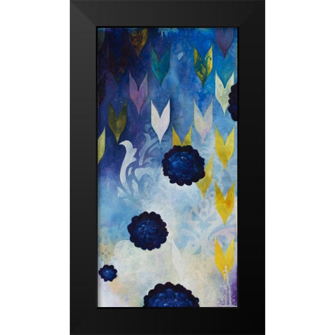 Serene Pleasures I Black Modern Wood Framed Art Print by Robinson, Heather