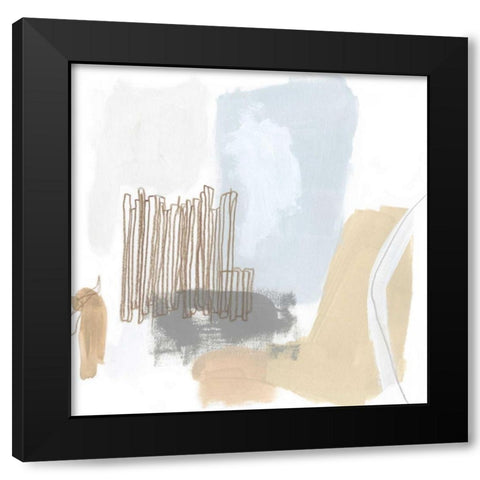 Overture I Black Modern Wood Framed Art Print by Vess, June Erica