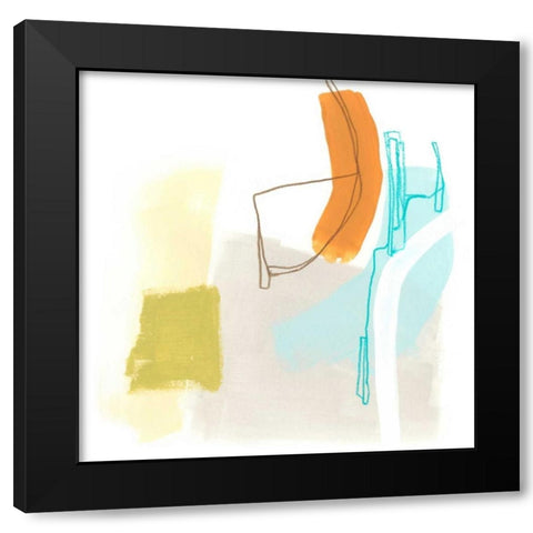 Adagio I Black Modern Wood Framed Art Print with Double Matting by Vess, June Erica