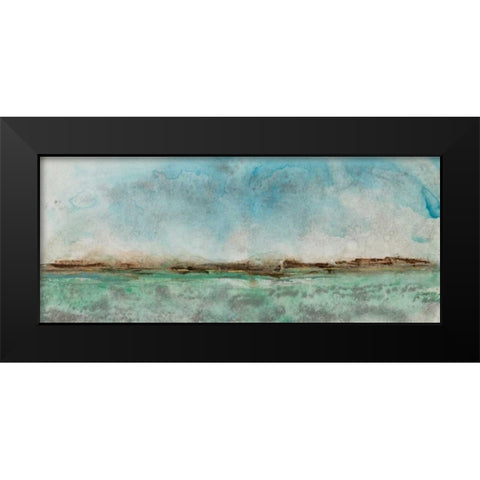 Miles From Nowhere II Black Modern Wood Framed Art Print by OToole, Tim