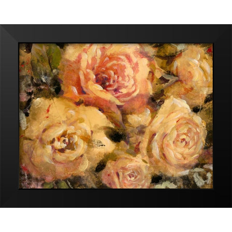 Floral in Bloom II Black Modern Wood Framed Art Print by OToole, Tim